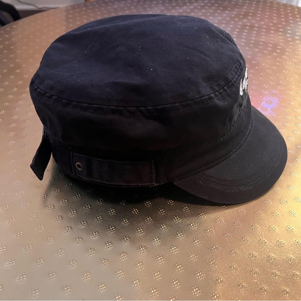 Black Cadet Cap – Cozumel Mexico Adjustable Military Style Hat - Picture 5 of 11
